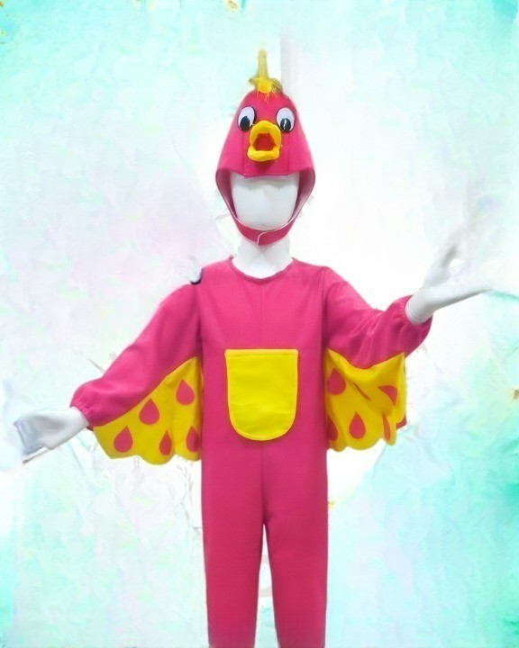 Disfraz de Pajarito Fucsia