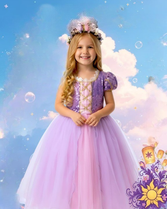 Disfraz de Rapunzel