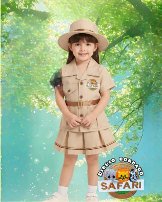 Disfraz Safari para niña, modelo 1